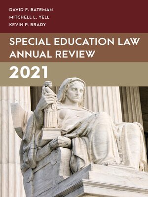cover image of Special Education Law Annual Review 2021